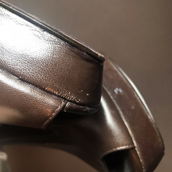 Brown leather David Dixon booties - Picture 4 of 5